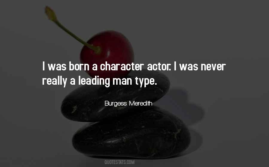 Leading Actor Quotes #821353
