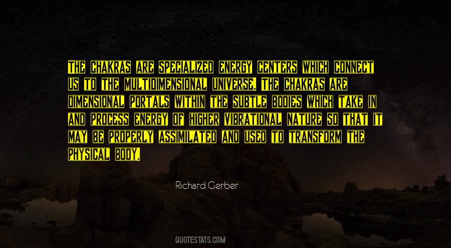 Energy Of Nature Quotes #1060028