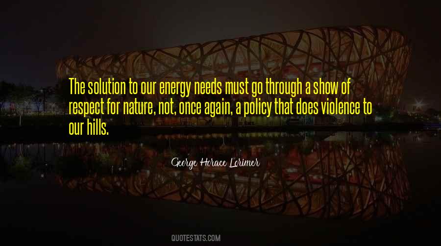 Energy Of Nature Quotes #39514