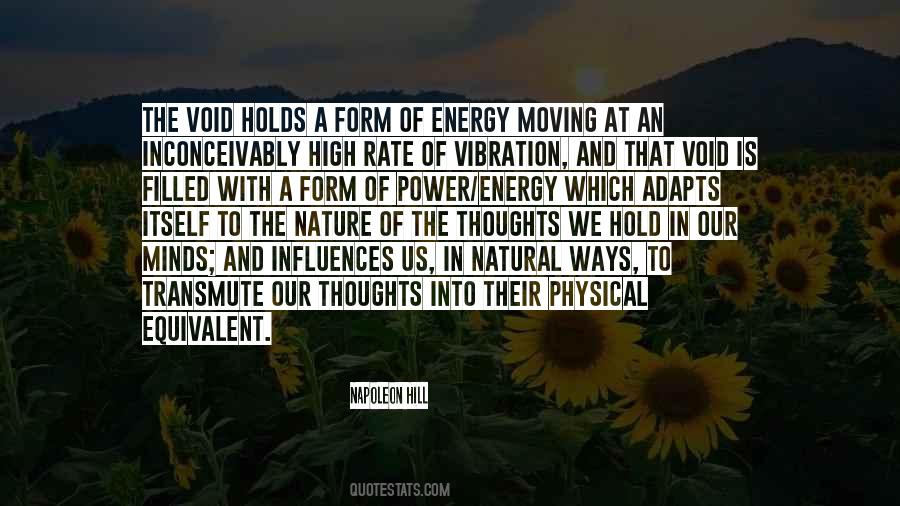 Energy Of Nature Quotes #710601