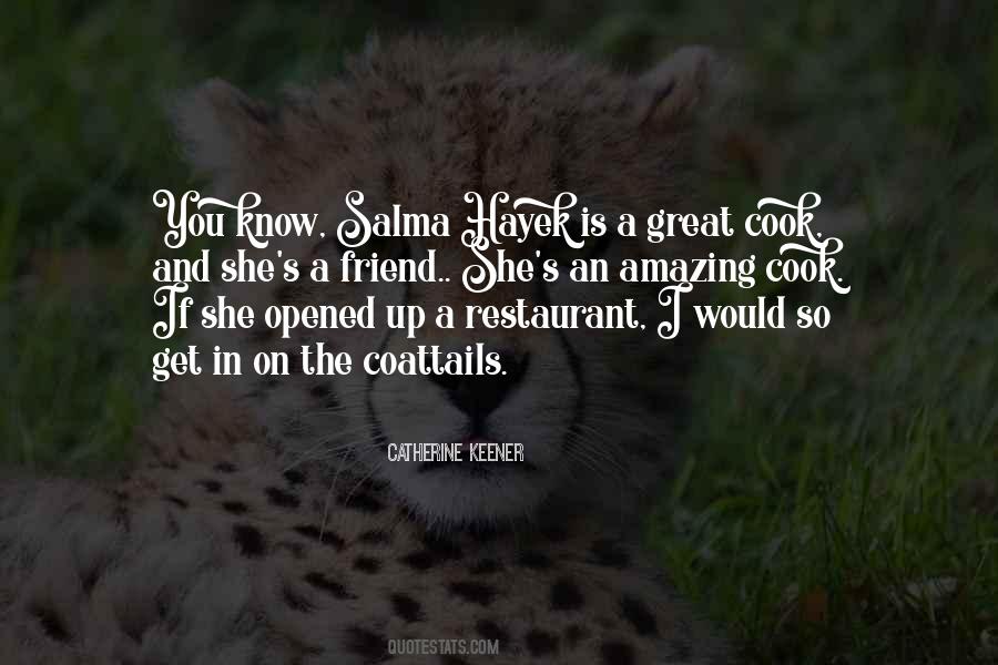 Friend Cooking Quotes #1660790