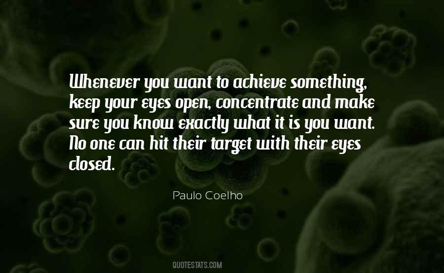 Concentrate On Your Goals Quotes #246864