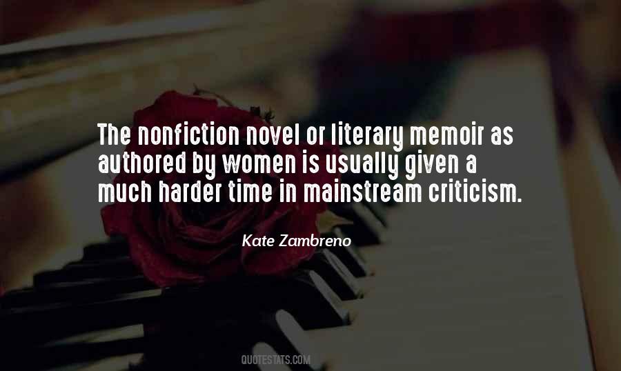 Novel Criticism Quotes #1107850