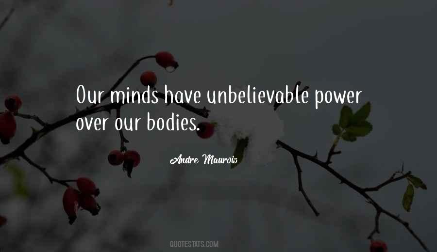 Mind Body Power Quotes #159190