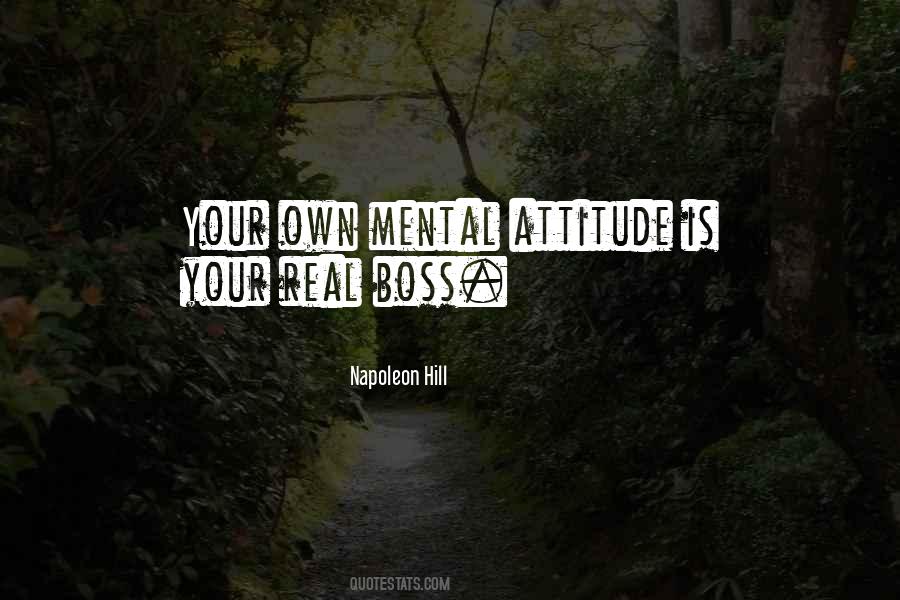 Mental Attitude Quotes #1292990