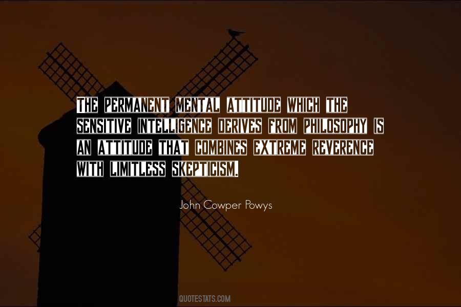 Mental Attitude Quotes #1585696