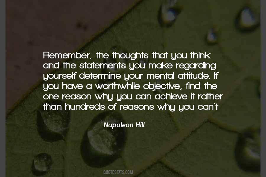 Mental Attitude Quotes #463174