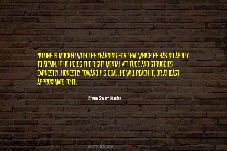 Mental Attitude Quotes #512175