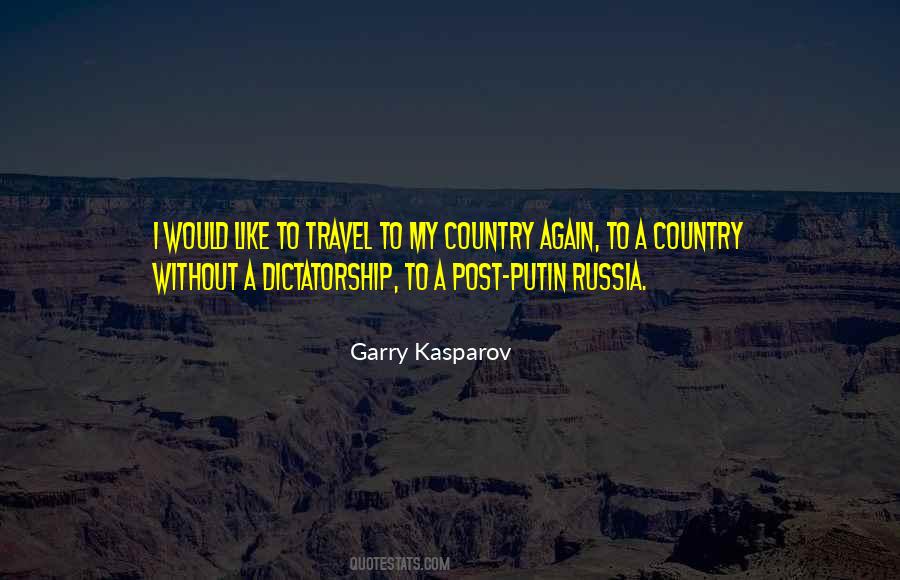 Russia Travel Quotes #181793