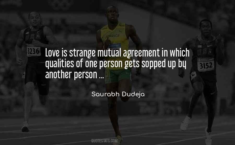 Quotes About Mutual Love #711280