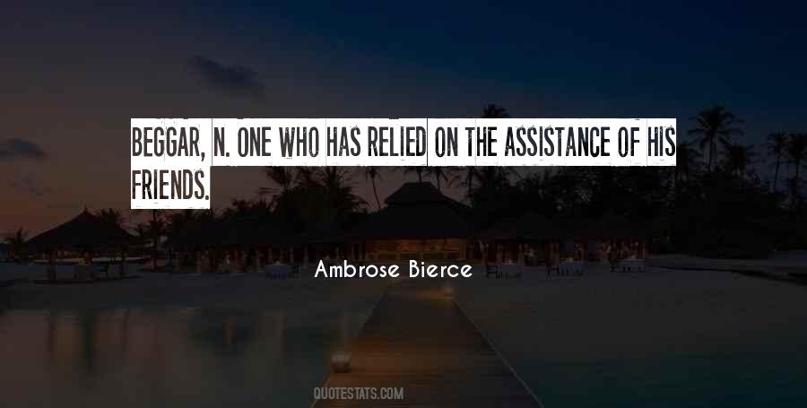 Ambrose Bierce Friendship Quotes #1728967