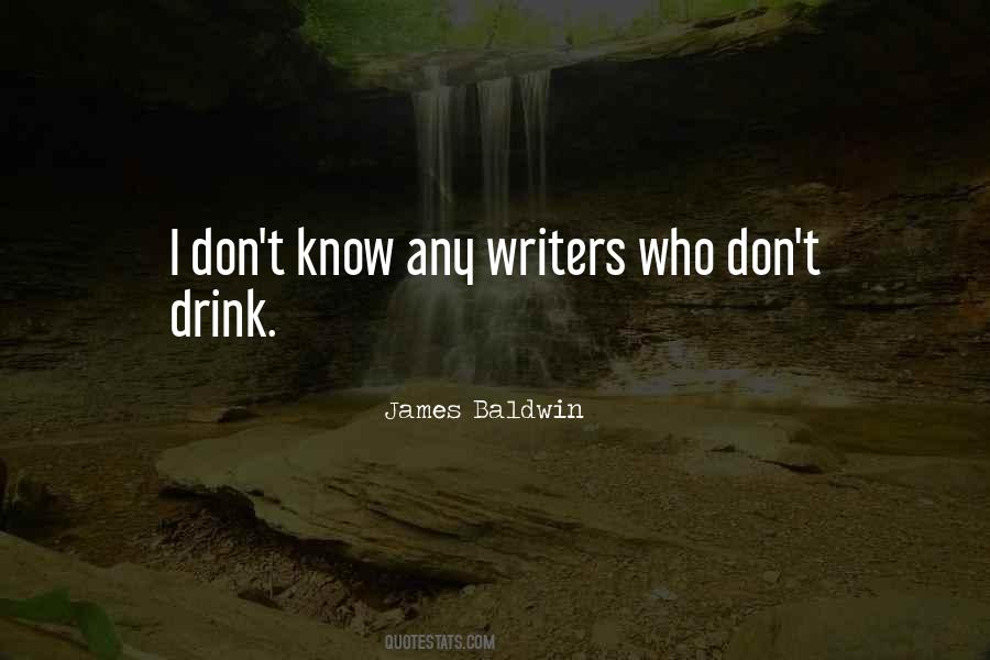 Writing James Baldwin Quotes #476542