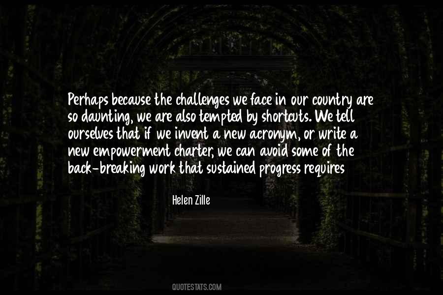 Challenges We Face Quotes #199089