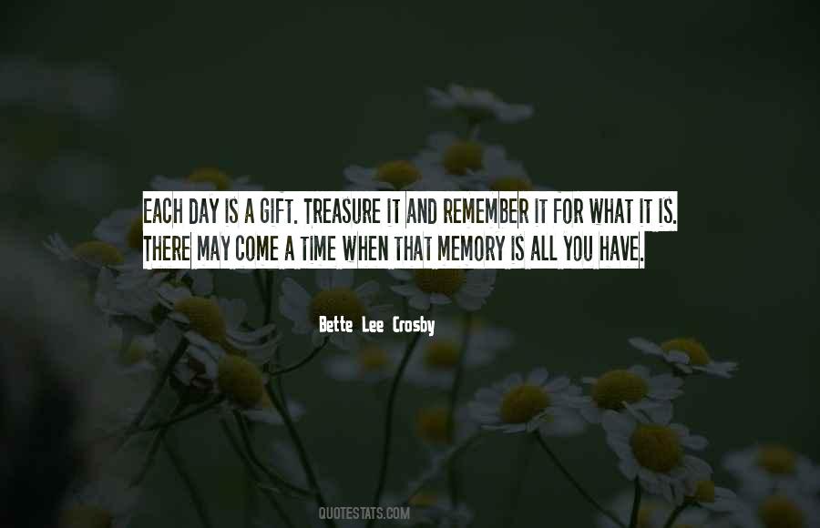 Gift Is Time Quotes #56981