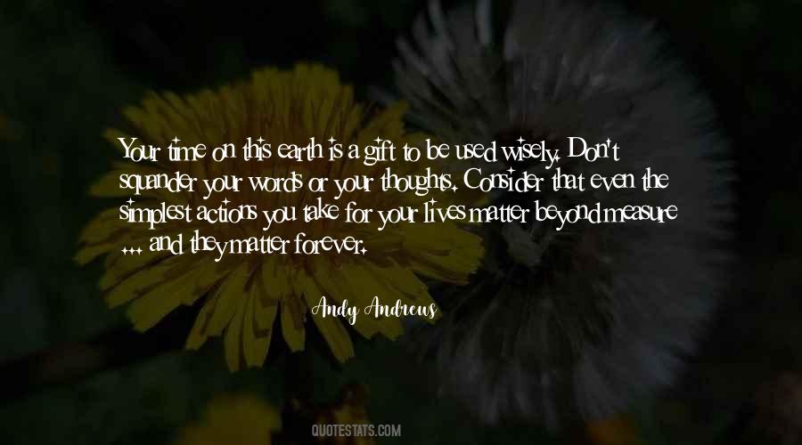 Gift Is Time Quotes #704911