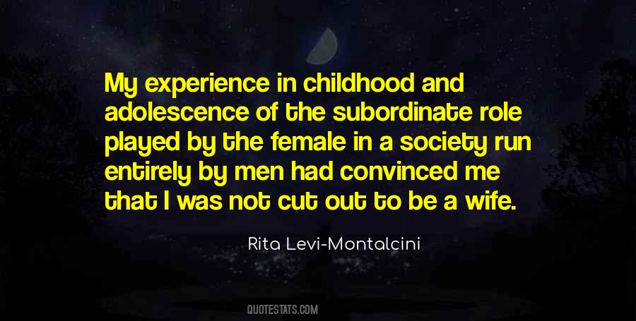 Rita Montalcini Quotes #1649982