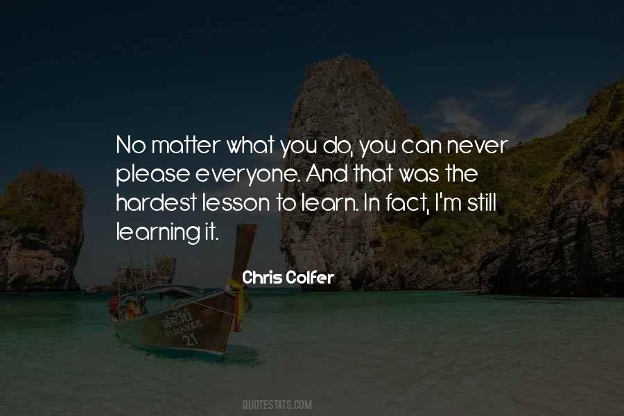 Learning Lesson Quotes #1075240