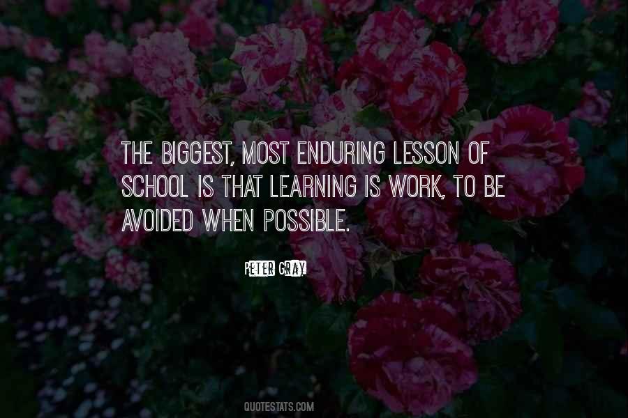 Learning Lesson Quotes #24896
