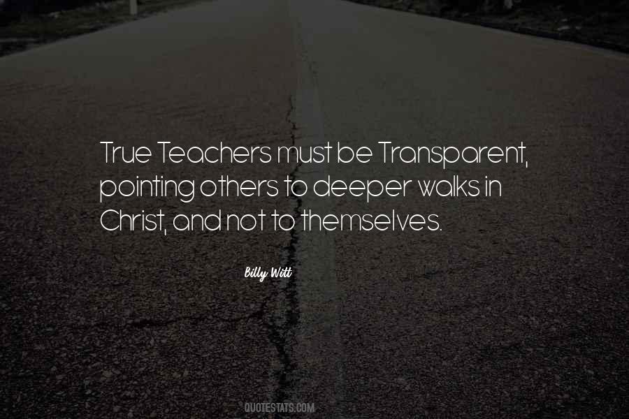Be Transparent Quotes #1312704