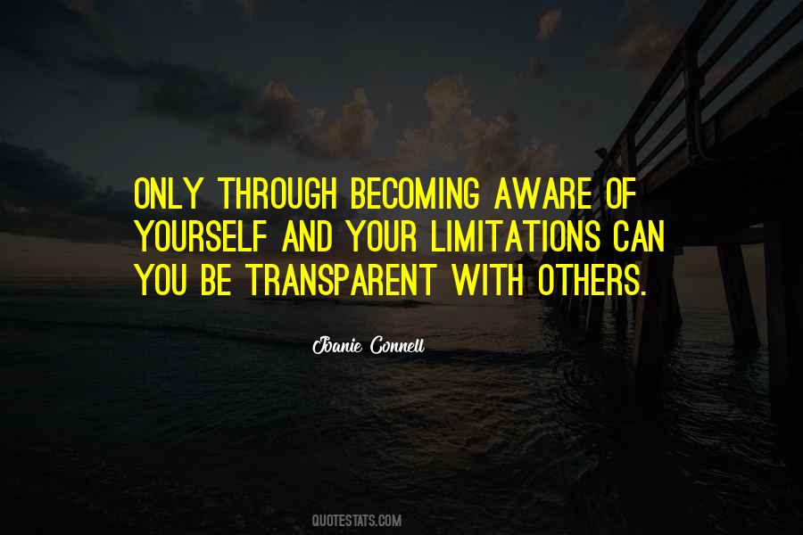 Be Transparent Quotes #824029