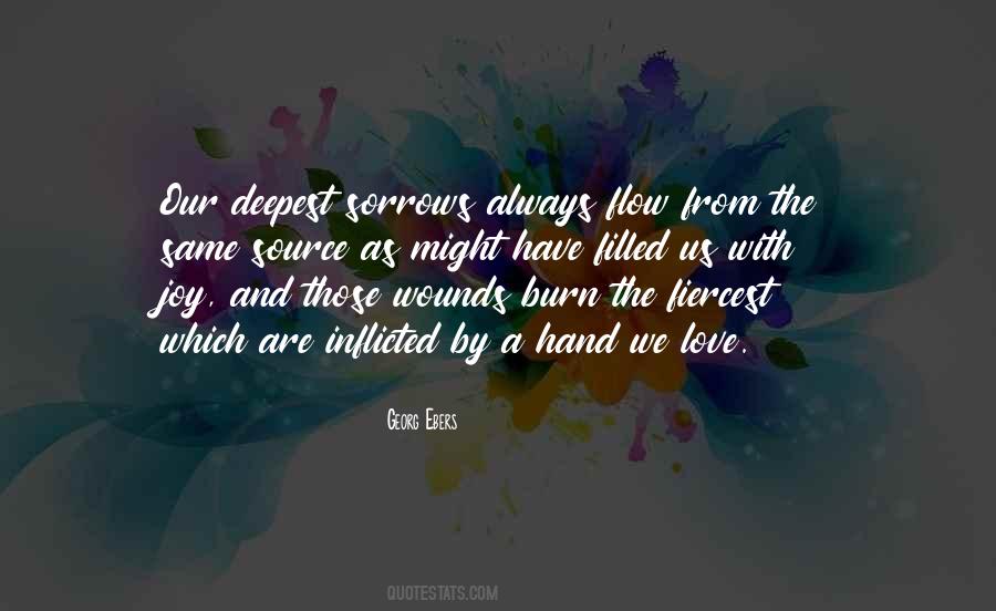 Our Sorrows Quotes #89931