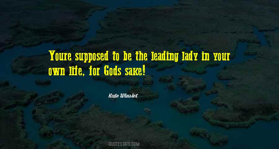 Gods Leading Quotes #969166