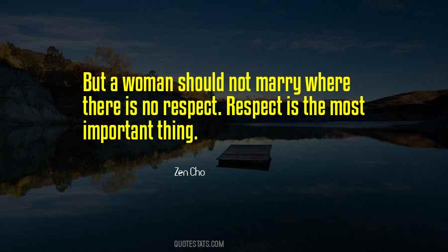 Respect Woman Quotes #483527