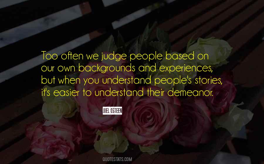 Understand People Quotes #1385737