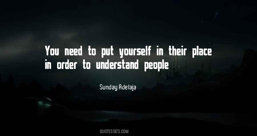 Understand People Quotes #1718528