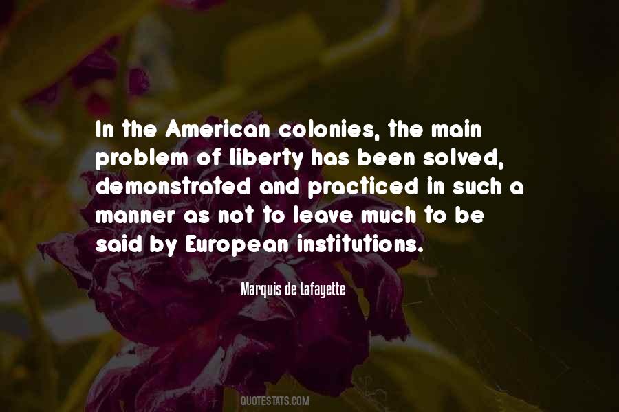 American Colonies Quotes #222860