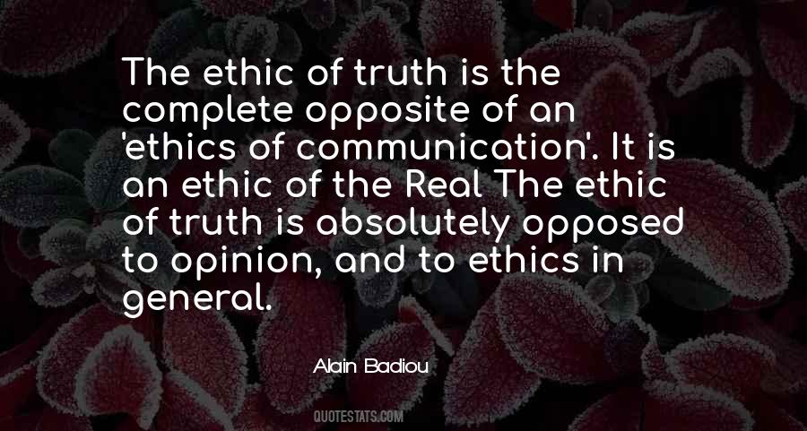 Ethics The Quotes #53201