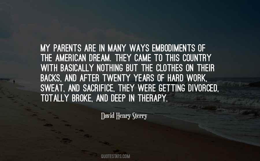 American Dream Hard Work Quotes #41725