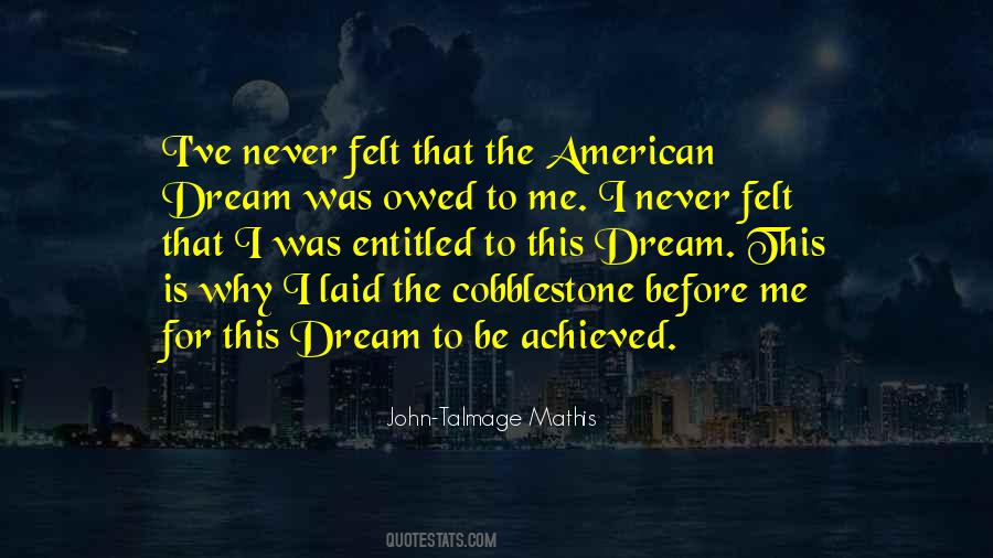 American Dream Hard Work Quotes #599140