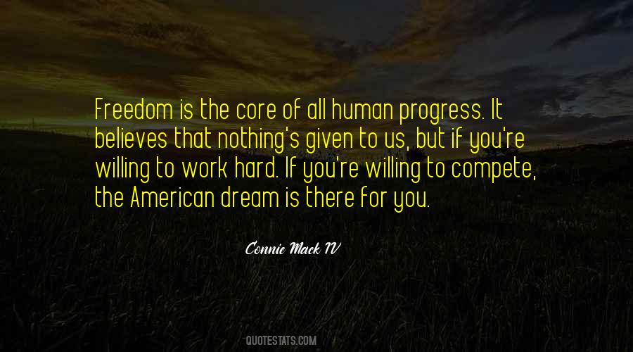 American Dream Hard Work Quotes #605426