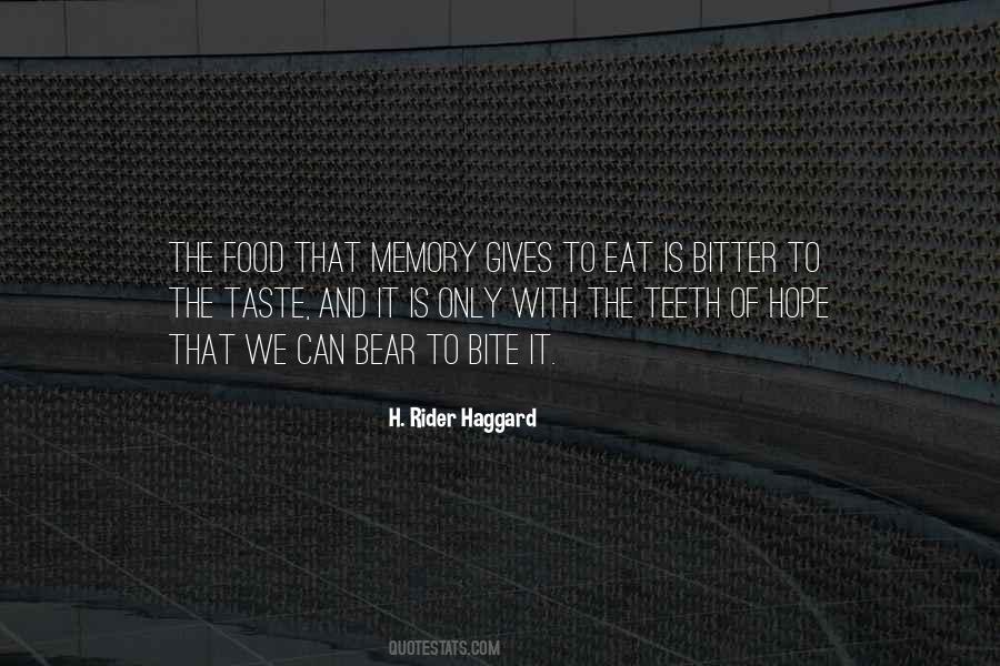 Food Memories Quotes #1764070