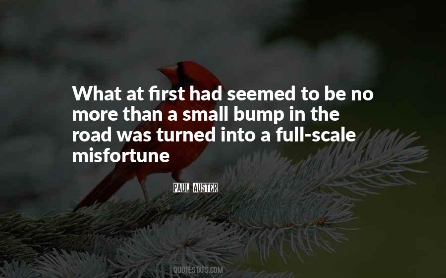 A Bump In The Road Quotes #1188404