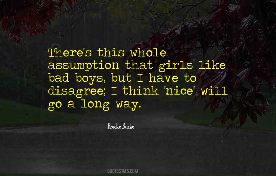 Nice Girls Quotes #1118178