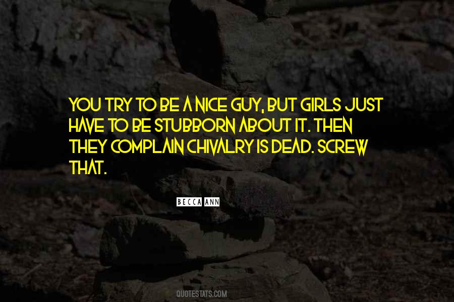 Nice Girls Quotes #443836