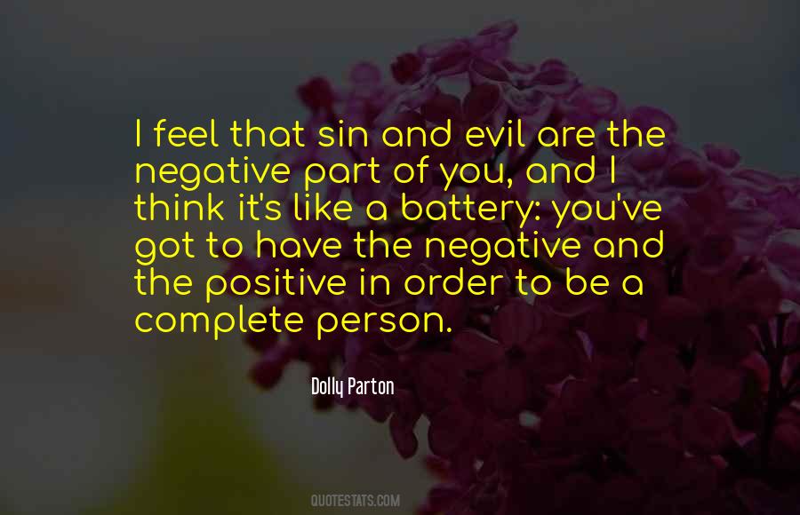 Negative Person Quotes #1254682