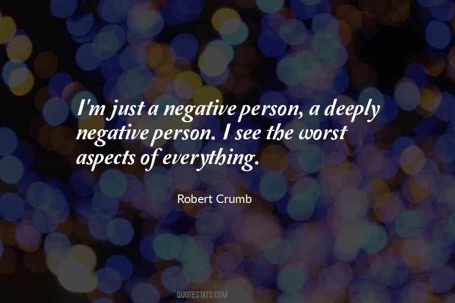 Negative Person Quotes #814493