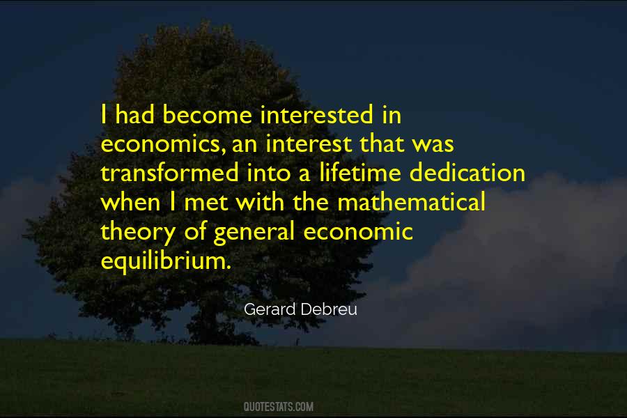 Economic Theory Quotes #1612709