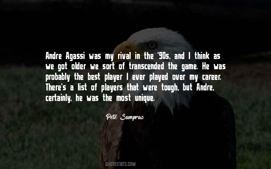 Agassi Vs Sampras Quotes #160552