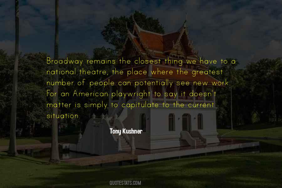 American Playwright Quotes #279341