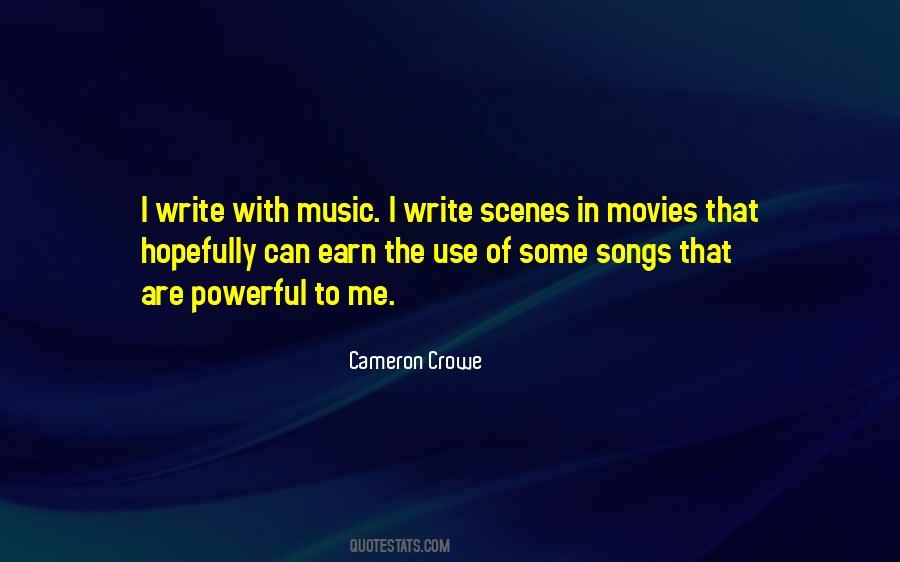 Quotes About Music Scenes #1718540