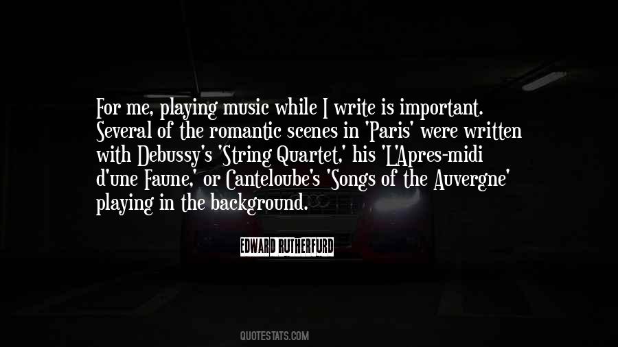 Quotes About Music Scenes #1838419