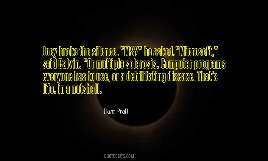 Disease Life Quotes #250049