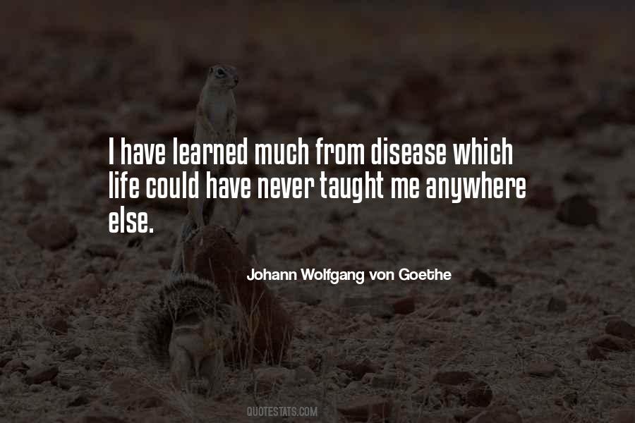 Disease Life Quotes #332494