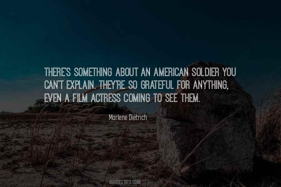 American Soldier Quotes #1154525