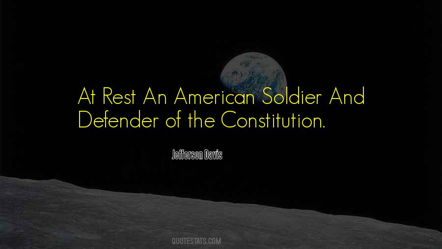 American Soldier Quotes #1547346