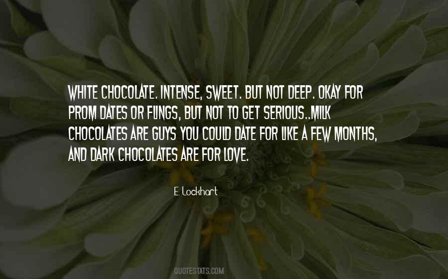 Love And Chocolate Quotes #1079044